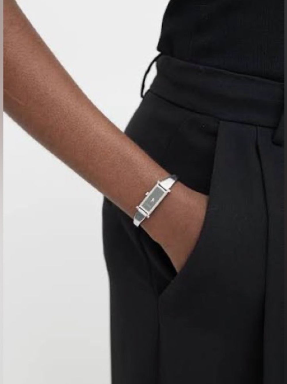 Gucci Silver (excellent condition + working) Bracelet Watch 1500 L - Picture 2 of 7